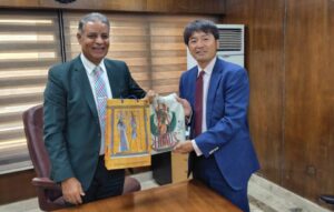 JICA Egypt Office senior representatives in charge of the project “SOS-WAHA” visited NARSS SOS-WAHA に関するJICAエジプト事務所次長のNARSS訪問