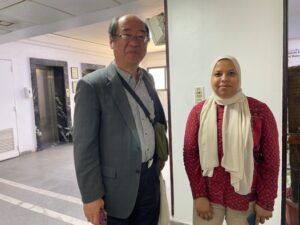 Dr. Masaru Mizoguchi (University of Tokyo) and Dr. Marwa Sayed Moustafa