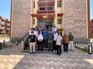Visit to New Valley University (July 21)