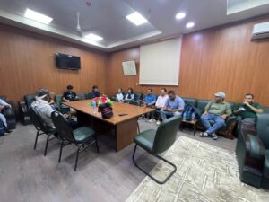 Visit to New Valley University (July 21)