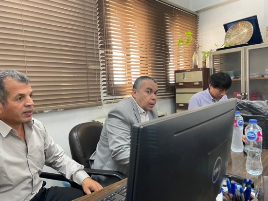 Visit to NARSS (Cairo, July 20)
